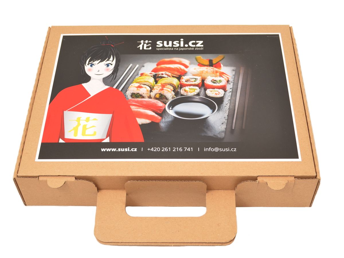 Krabice dárková na sushi s motivem