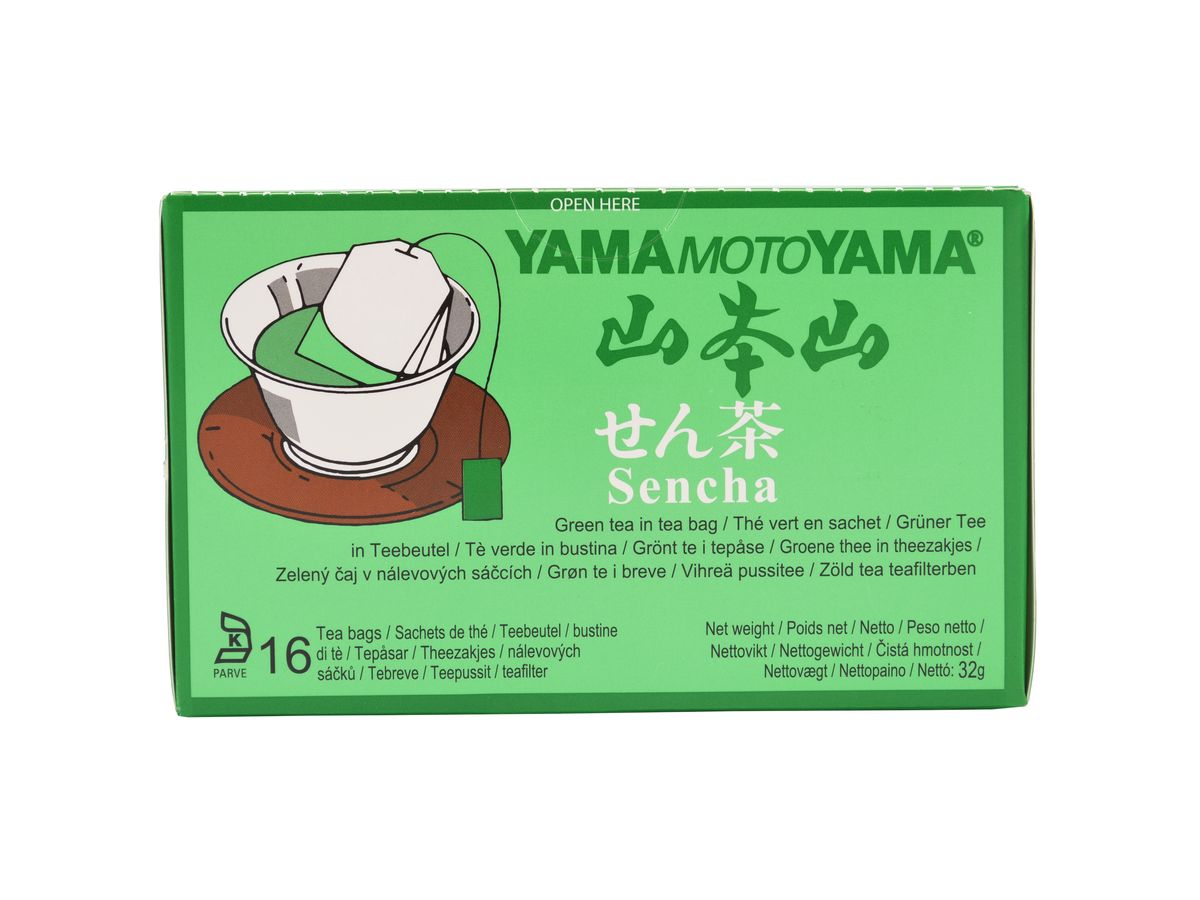 Yamamotoyama Čaj Sencha, 32 g, nálevové sáčky