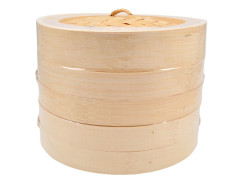 Bambusový pařák průměr 20 cm (dva díly + poklička)