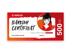 Dárkový certifikát Susi.cz, 500 Kč