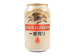 Pivo Kirin Ichiban japonské v plechovce, 330 ml