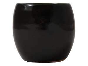Kalíšek na sake černý keramický