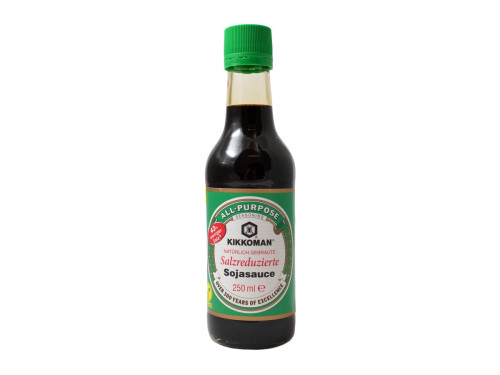 Kikkoman Sójová omáčka s nižším obsahem soli, 250 ml