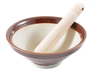 Suribachi japonská třecí miska 17,5 cm