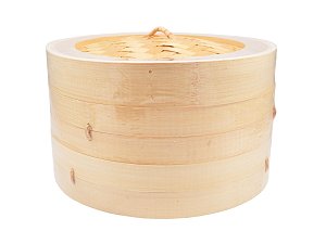 Bambusový pařák průměr 25 cm (dva díly + poklička)