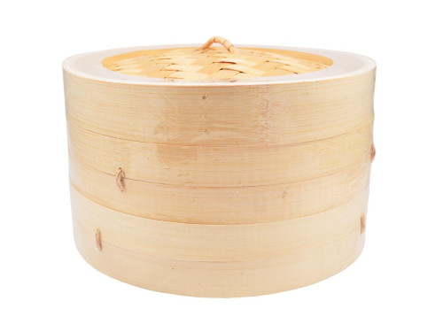 Bambusový pařák průměr 25 cm (dva díly + poklička)