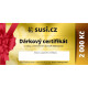 Dárkový certifikát Susi.cz, 2000 Kč