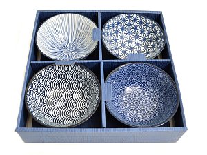 Set japonských misek 15,2 x 6,7 cm - 4 kusy