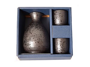 Set na sake černošedý japonský