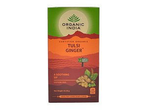Organic India Tulsi Ginger Bio, 25 sáčků