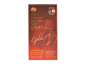 Ginlac Ženšen Power drink gold 200 ml, 5 ks