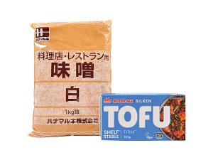 Set Tofu firm 307 g + Shiro miso 1 kg