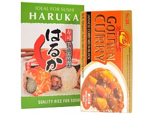 Set Rýže Haruka 1 kg + Japonské kari jemné