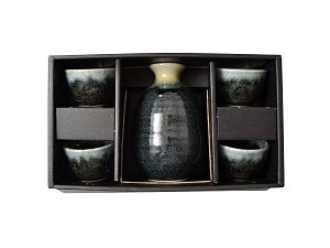 Set na sake petrolejový japonský