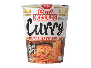 Nissin Cup Noodles Spiced curry polévka, 67 g