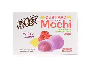 Q Brand Mochi Maliny, 168 g