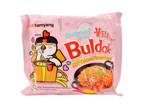 Samyang Ramen Kuřecí Carbonara, pálivý, 130 g