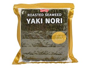 Shirakiku Řasy Yaki Sushi Nori Gold 50 plátků, 130 g