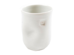 Kalíšek bílý porcelánový