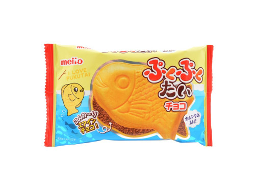 Meito Puku Puku Tai Fish Cookie Chocolate, 16,5 g