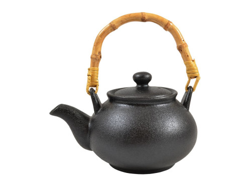 Konvice na čaj Yuzu černá matná