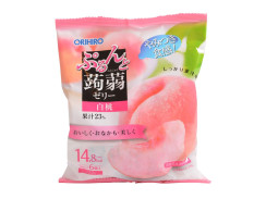 Orihiro Konjac Jelly Peach Pouch, 120 g