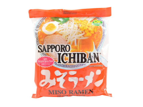 Sapporo Ichiban Instantní nudle Miso ramen, 101 g