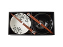 Set misek s motivem kvítků, 15 cm