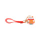 Lucky cat přívěšek na klíče - oranžová