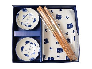 Set na servírování sushi Maneki Neko