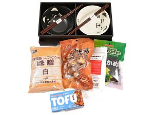 Set na přípravu miso polévky + set misek