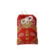 Omamori talisman štěstí, červený, ornamenty