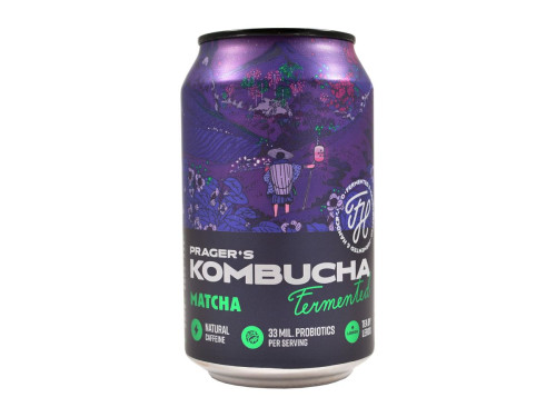 Pragers Kombucha Matcha, 330 ml