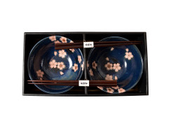 Set misek s motivem květů,15 cm
