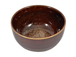 Miska na matchu hnědá