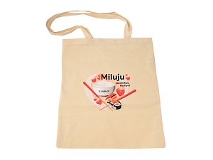 Bavlněná taška Miluju japonskou kuchyni