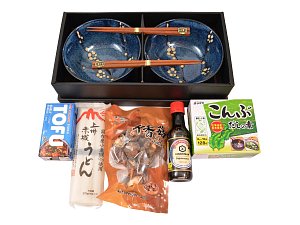 Set na přípravu udon polévky + set misek