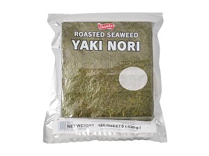 Shirakiku Řasy Nori silver půlené, 130 g