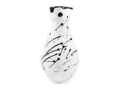 Karafa na sake bílá se zdobením, 290 ml