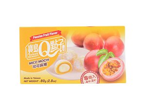 Q Brand Mochi Cacao Passion fruit, 80 g