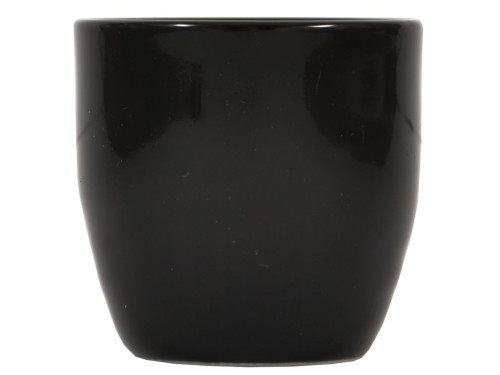 Kalíšek na sake černý porcelán 4,9 x 4,8 cm