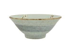 Japonská miska bleděmodrá, s motivem sakury, 18 x 7,3 cm