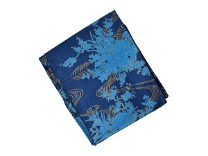 Yukata modrá s dekorem, M