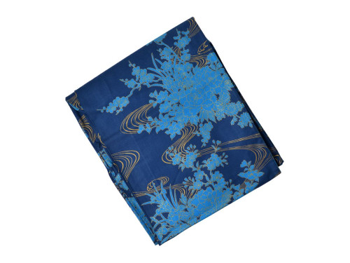 Yukata modrá s dekorem, velikost M