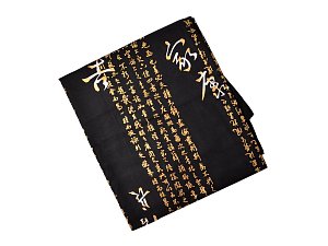 Yukata pánská černá se znaky, XL