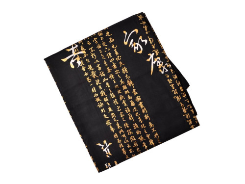 Yukata pánská černá se znaky, velikost XL