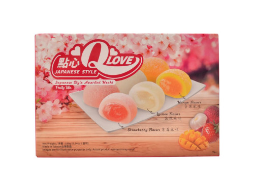 QLove Fruity Mix Mochi 180 g