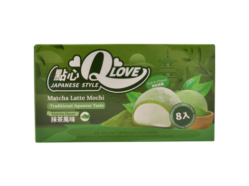 QLove Matcha Latte Mini Mochi 80 g