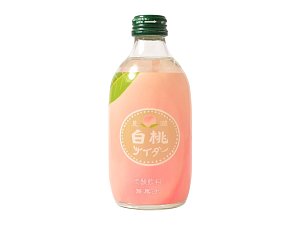 Tomomasu white peach cider, 300 ml