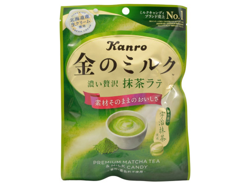 Kanro Gold Milk candy matcha latte, 61 g
